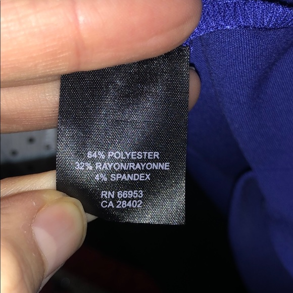 Nordstrom Chequer Blue Violet Structured Dress - Picture 5 of 6